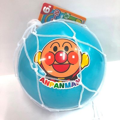 【唯愛日本】4971404314504 塑膠球 皮球 彈力球 6號 藍 麵包超人 球 親子遊戲 兒童玩具 st安全玩具