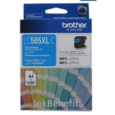 【Brothe】LC565XL-C 原廠高容量藍色墨水匣(MFC-J2310、MFC-J3520、MFC-J3720)