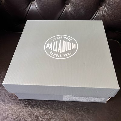 法國品牌PALLADIUM空鞋盒 紙盒 短靴鞋盒 包裝盒 包材 禮物盒 收納盒 收藏盒