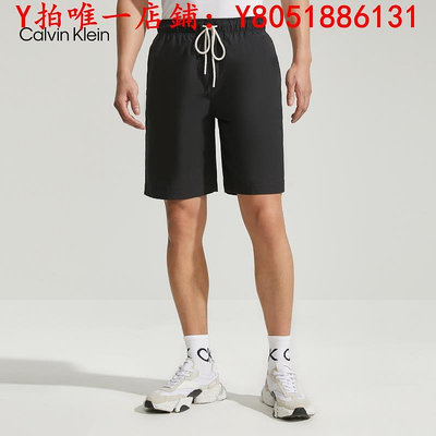 內褲防水速干CK運動夏季男士反光膠印抽繩跑步健身短褲4MS3S810CK