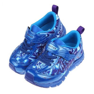 童鞋(15~21公分)Moonstar日本Carrot閃電藍色兒童機能運動鞋I2E105B