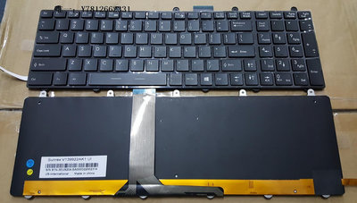 電腦零件適用微星 MSI GT60 GT62 GT72 GE62 GE72 GS60 鍵盤 帶背光燈筆電配件