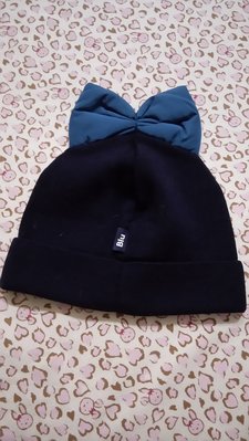 義大利米蘭Federicamoretti針織毛帽蝴蝶結造型品牌帽