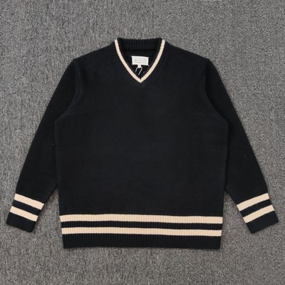 潮品#MM6 wool blend v-neck long sleeve sweater 長袖毛衣