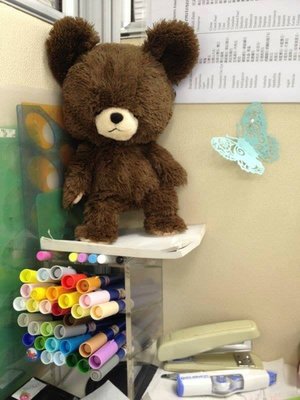 ☆Joan☆日本帶回上學熊 學校熊 the bears' school  玩偶公仔 絨毛娃娃