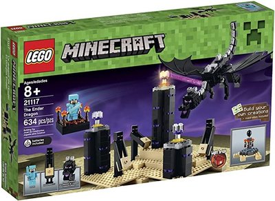 (JEFF) 二手 LEGO 創世神 Minecraft 21117 The Ender Dragon 末影龍 終界龍