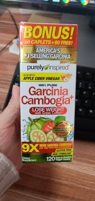 有貨美國Purely Inspired Garcinia藤黃果 蘋果醋120
