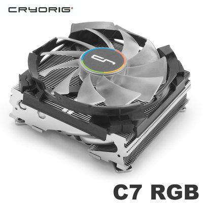 【MR3C】含稅附發票 CRYORIG快睿 C7 RGB 92mm 正吹式 CPU散熱器 (CR-C7R)