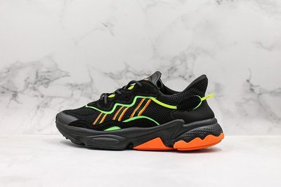 Adidas Ozweego adiPRENE 黑橘 復古 3M反光 休閒運動 慢跑鞋 EE5696 男鞋