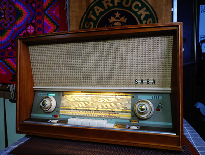 德國SABA 世霸 古董真空管收音機 Villingen系列 附MP3連接線