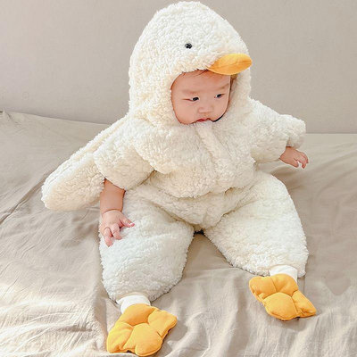動物造型爬爬服 新生兒哈衣 兒童睡衣居家服 可愛嬰兒連身衣 春節節日寶寶服裝