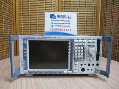 康榮科技二手儀器領導廠商R&amp;S FSP7 9KHz-7GHz Spectrum Analyzer 頻譜分析儀