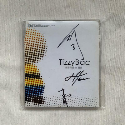 Tizzy Bac 查理布朗與 西  員親筆簽名CD