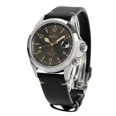 預購 SEIKO SBDC135 精工錶 手錶 40mm PROSPEX 機械錶 放大鏡 黑色面盤 黑色皮錶帶 男錶女錶