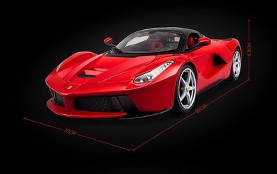 特賣-Ferrari 法拉利車模1:18仿真原廠Ferrari Laferrari合金汽車模型Ferrari 跑車金屬模