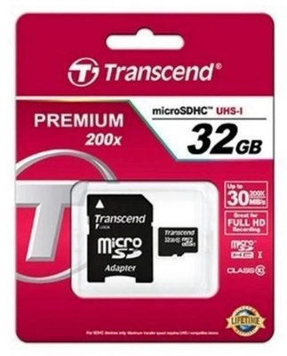 創見 Transcend 32G 32GB micro SDHC SDXC C10 200X 記憶卡