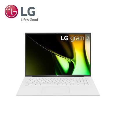 筆電專賣全省~LG gram 17吋冰雪白17Z90S-G.AA54C2