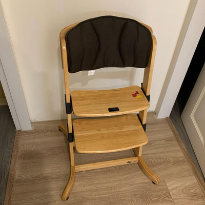 Woody baby 木的寶貝 木製可調式成長餐椅 高腳餐椅 二手