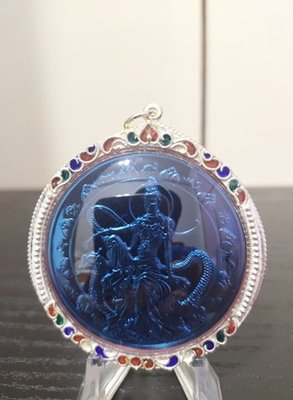 龍耐2550年義大利鑄幣廠寶石藍鏡面澤度金 則度金 純銀防水殼(此為大模)