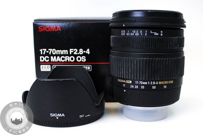 【高雄青蘋果競標】SIGMA 17-70MM F2.8-4 DC MACRO OS  Nikon 公司貨#72300