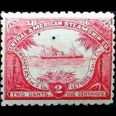 1886年 中美洲 郵輪 2c【171224-888USA1】