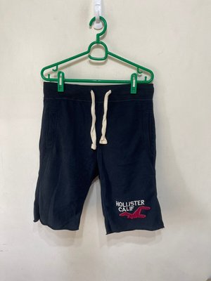 「 二手衣 」 HOLLISTER 男版棉短褲 S號（黑）55