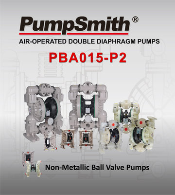 PumpSmith PBA015-P2 1/2" PBA系列 球閥式 氣動雙隔膜泵浦