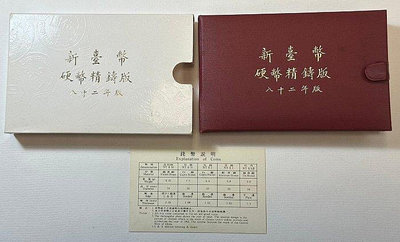 JA110 民國第一輪 八十二年 82年雞年生肖套幣 精鑄版 盒附說明書 盒小污~無收據 無折扣