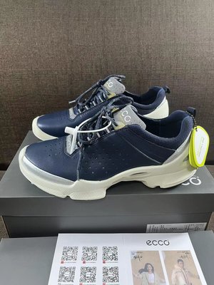 2023新款ECCO愛步健步跑鞋面料高特效進口牛皮資料無鉛PU射出模具大底鞋子輕便柔軟高彈性强38-44