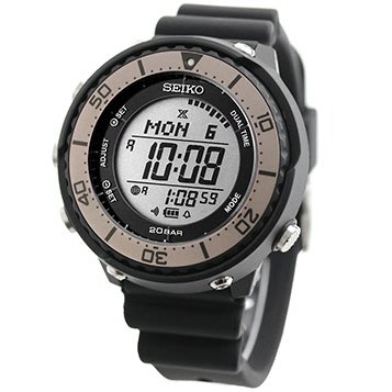 預購 SEIKO SBEP023 精工錶 PROSPEX 49mm LOWERCASE 太陽能 黑色橡膠錶帶 男錶女錶