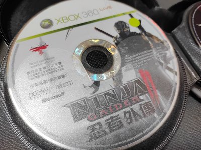 收藏絕版經典遊戲 xbox360 忍者外傳2二 Ninja Gaiden 中文版 光碟有刮 可正常讀取執行