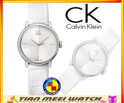 【天美鐘錶店家直營】【下殺↘超低價有保固】【全新原廠CK】Calvin Klein 女經典簡約時尚K2Y2Y1K6