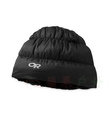 【Outdoor Research】OR243485 0001【時尚黑】超輕量透氣防潑水 保暖羽毛帽羽絨帽