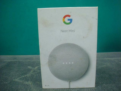 紅螞蟻跳蚤屋 -- (G079) Google Nest Mini 智慧音箱 H2C 無測試 請看說明【一元起標】