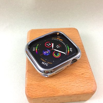 Apple Watch 電鍍 TPU 材質 保護殼 【Hoco浩酷】 銀 44mm 專用