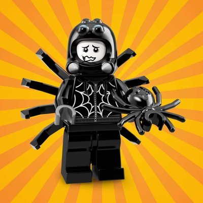 (JEFF) LEGO 2018年 71021 第18代 9號 蜘蛛人 蜘蛛裝男孩 抽抽樂 人偶包 全新未拆袋
