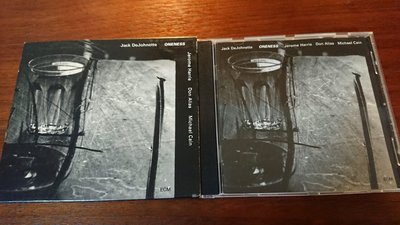 Jack Dejohnette ONENESS 經典ecm cd爵士古典發燒錄音盤寂靜以外最美的聲音罕見絕版品版ECM1637