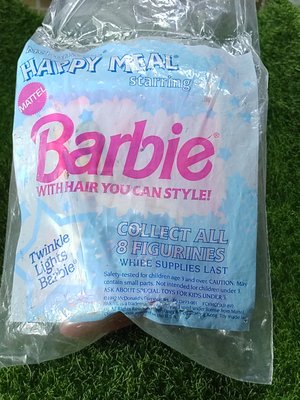 【 金王記拍寶網 】(常5) A192 早期1992年Barbie 芭比娃娃 老玩具未拆封壹包 罕見稀少