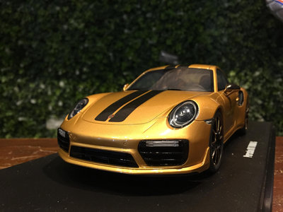 1/18 GT Spirit Porsche 911 (991) Turbo S Gold GT444【MGM】