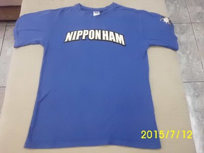 日本職棒北海道日本火腿鬥士隊藍色T shirt