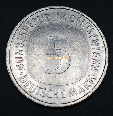 聯邦德國5馬克硬幣 年份和KM隨機外國錢幣 鎳幣 錢幣 紀念幣 紙鈔【悠然居】939