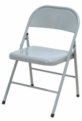 (MCF傢俱工廠)(含稅價)(台灣製)橋牌鐵合椅/大型鐵合椅/折合椅/會議椅/上課椅/(灰色烤漆)(台中40年老店可自取