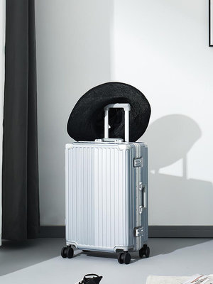 ＂行李箱＂MARRLVE高端鋁框密碼旅行拉桿箱26萬向輪20寸登機箱女24行李箱男