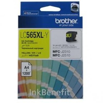 【Brothe】Brother LC565XL-Y 原廠高容量黃色墨水匣(MFC-J2310、MFC-J3520、MFC