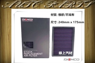 線上汽材 RAEMCO 高流量空氣芯/空氣濾清器 E36/E39/E46/M50/M52/316I~330I