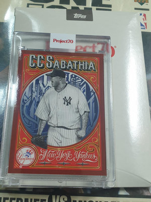 Topps Project70 CC Sabathia New York Yankees 附紙盒