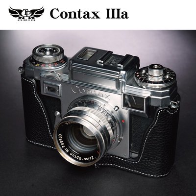 小馨小舖【TP Contax IIIa ZEISS 真皮相機底座】相機皮套 相機包