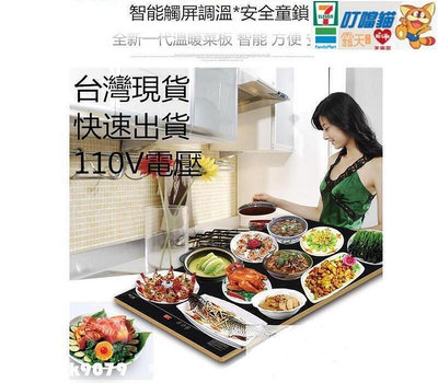 【現貨】保固 下殺～110V飯菜保溫板暖菜寶保溫盤飯菜加熱電熱板快餐