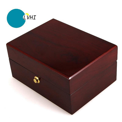 實木高級烤漆手表盒精致手鐲玉石大氣禮物包裝盒子訂做復古首飾箱