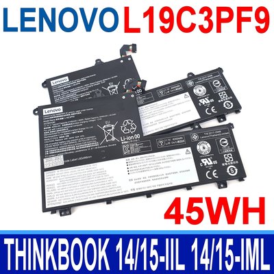 LENOVO L19C3PF9 原廠電池 THINKBOOK 14-IIL 14-IML 15-IIL 15-IML